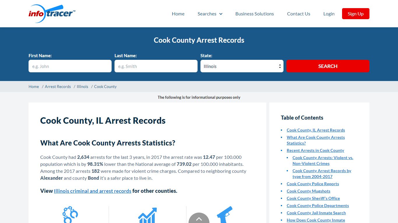 Cook County, IL Arrests, Mugshots & Jail Inmates - InfoTracer